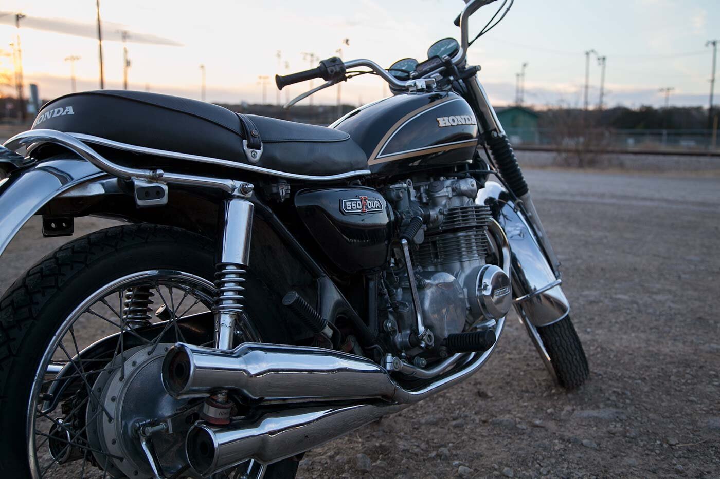 76 Honda CB550 Four hero photograph